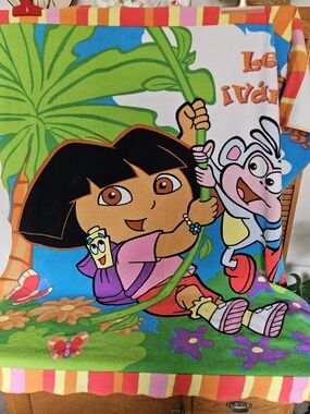 Dora And Boots Kids Throw Blanket